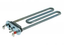 ТЭН (нагреватель) L=235 мм, 2050W, прямой с отверстием стиральной машины Bosch, Whirlpool