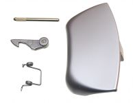 Ручка люка (комплект, серебро) стиральной машины Indesit, Ariston, Kaiser